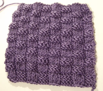 basketweave woven pattern square